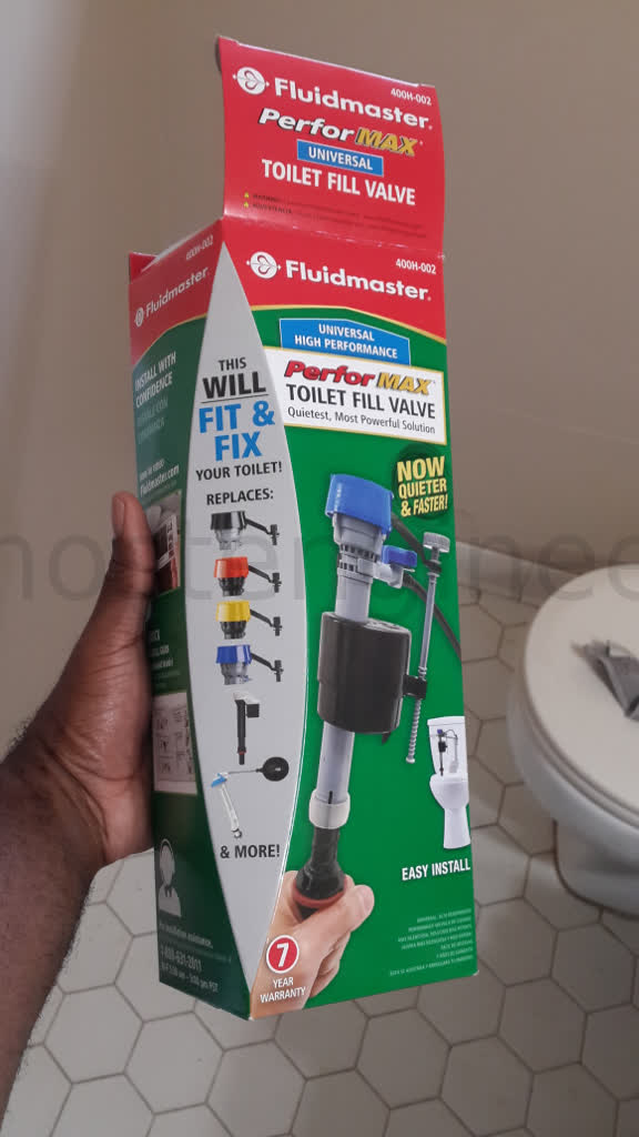 Replacement fill valve in box